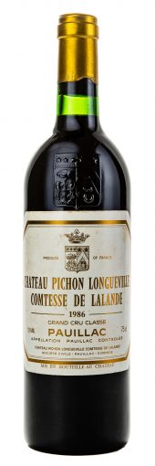 1986 Chateau Pichon Longueville Comtesse de Lalande Pauillac 750ml