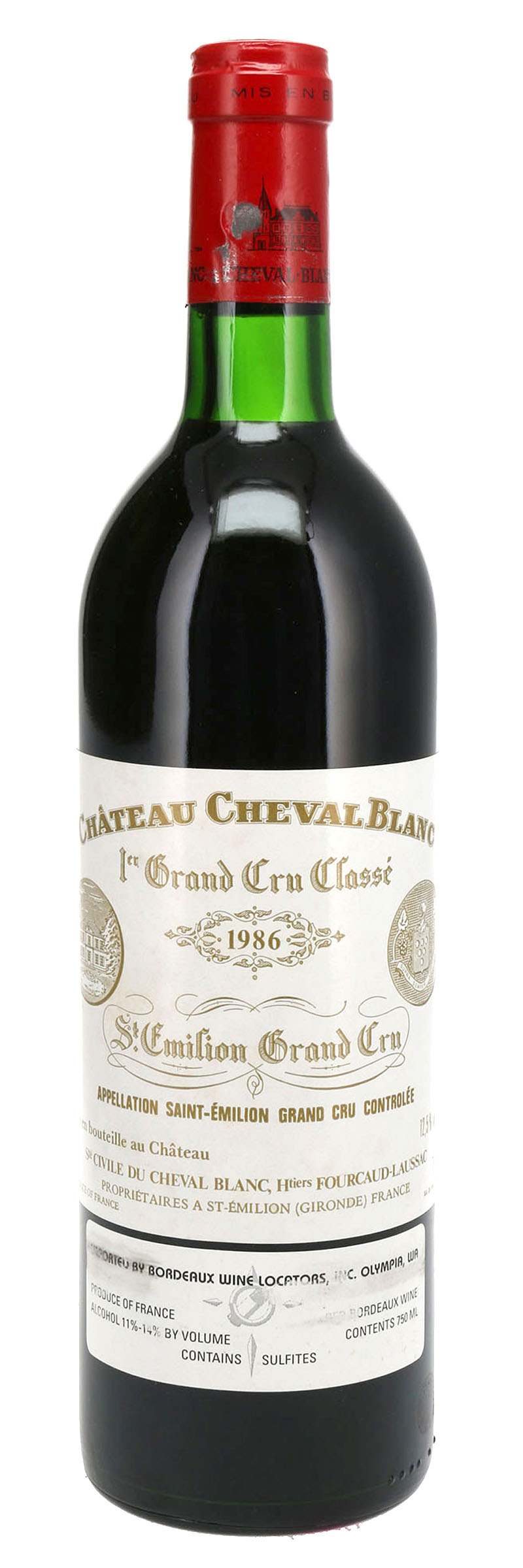 1986 Cheval Blanc St. Emilion 750ml