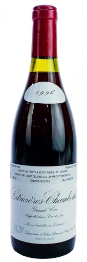 1996 Domaine Leroy Latricieres Chambertin 750ml
