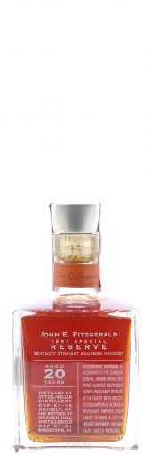 John E. Fitzgerald Bourbon Whiskey 20 Year Old, Very Special Reserve 375ml