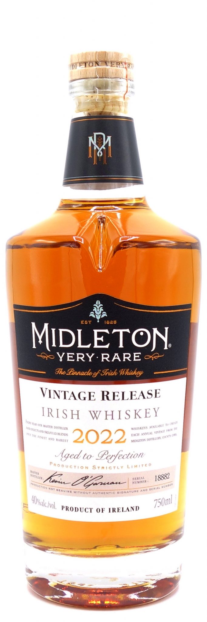 2022 Midleton Irish Whiskey Very Rare Vintage Release 750ml
