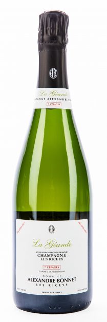 1 bottle of fine and rare wine. 2017 Alexandre Bonnet Vintage Champagne Brut Nature La Geande, Les Riceys 750ml