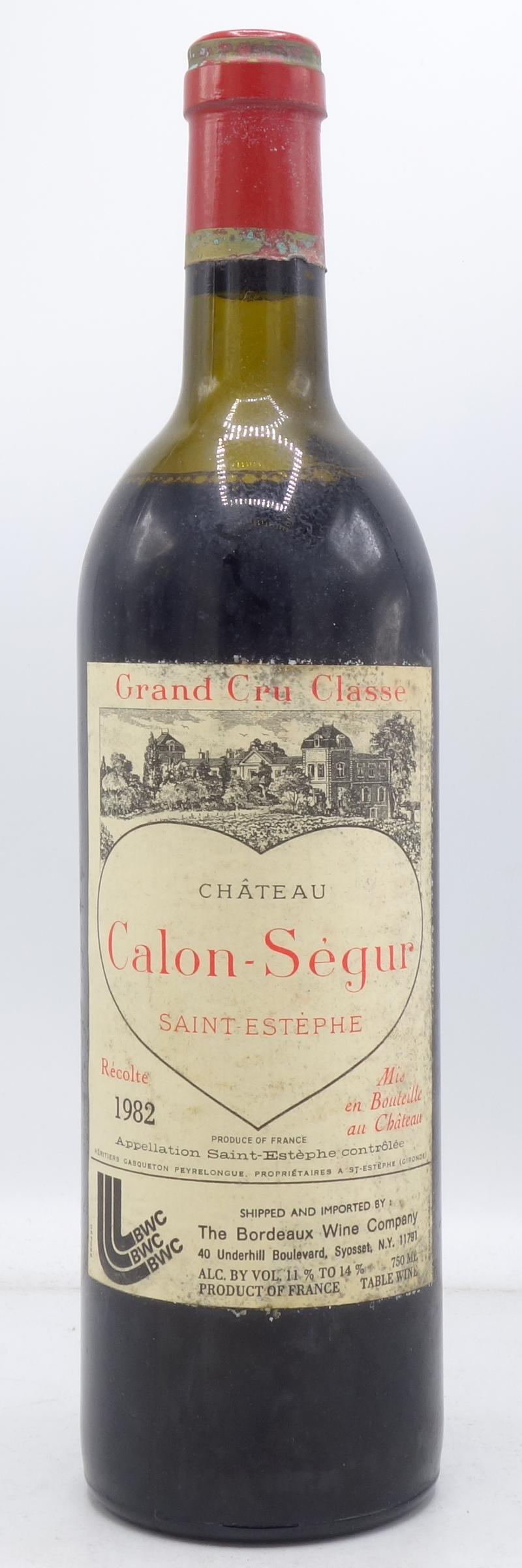 1982 Chateau Calon Segur St. Estephe 750ml