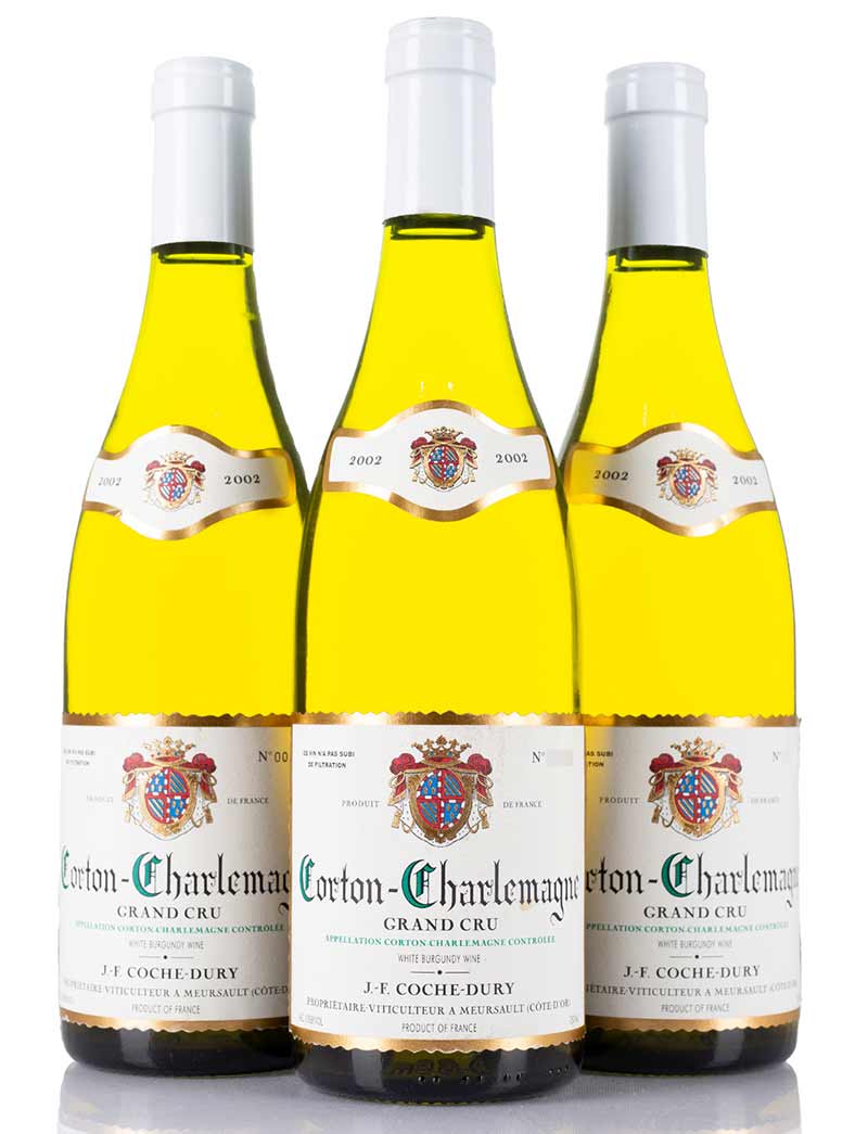 Lot 334: 12 bottles 2002 Coche-Dury Corton Charlemagne