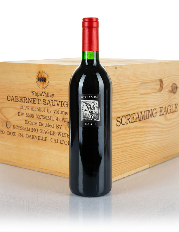 Lot 700: 3 bottles 1992 Screaming Eagle in OWC