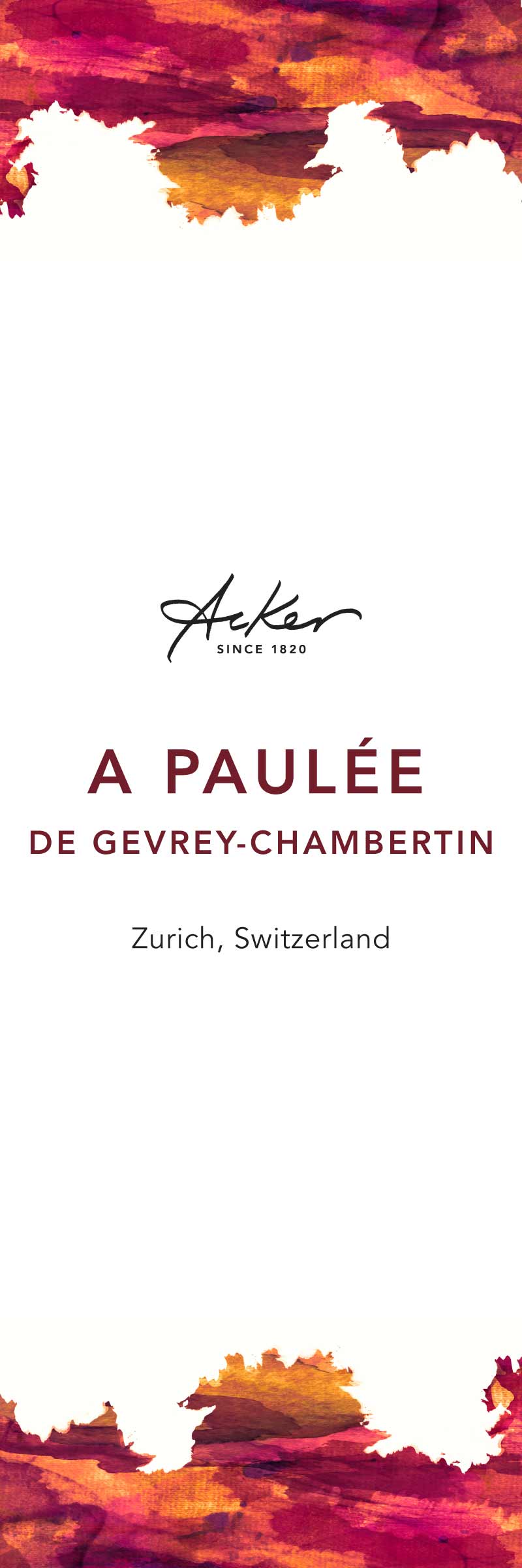 EVENT: A Paulée de Gevrey-Chambertin (Zurich)