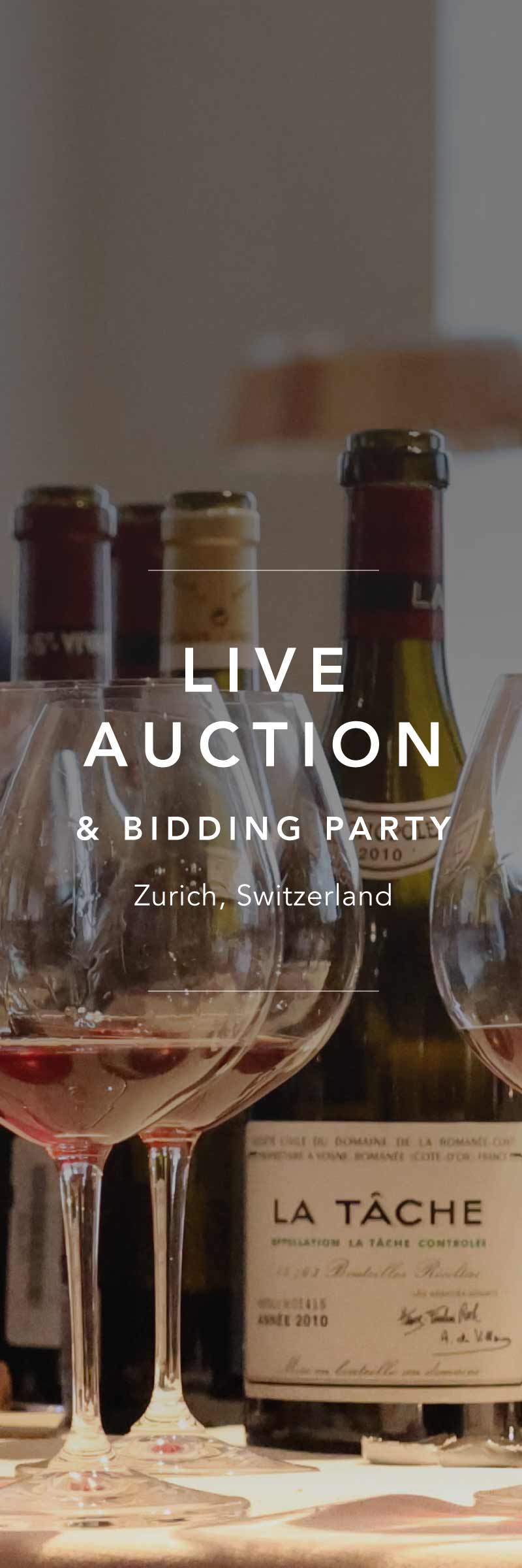 EVENT: Live Auction & Bidding Party (Zurich)