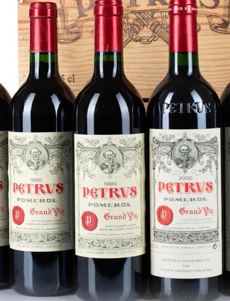 Lot 170: 12 bottles 2000 Chateau Petrus in OWC